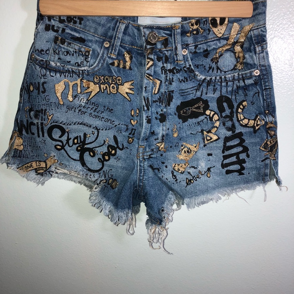 Zara jean shorts